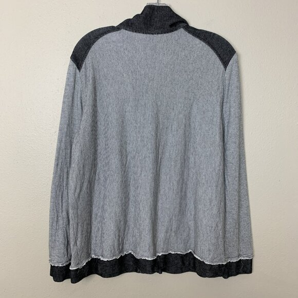 Focus Casual Life Womens M Jacket Cardigan Knit Gray Boho Button Pockets - Picture 3 of 12